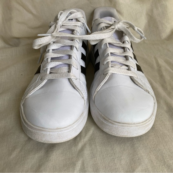 Adidas Grand Court 2.0 White Black- Men’s -7, Women’s-9 - Picture 2 of 9
